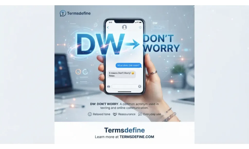 What Does DW Mean in Text?