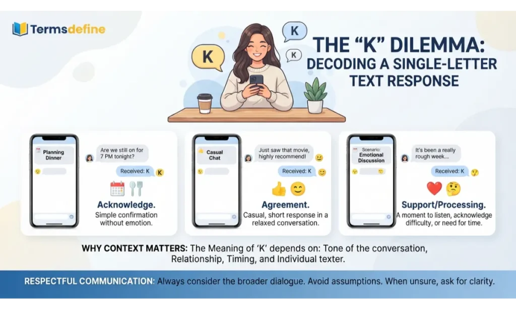 What Does K Mean From a Girl?