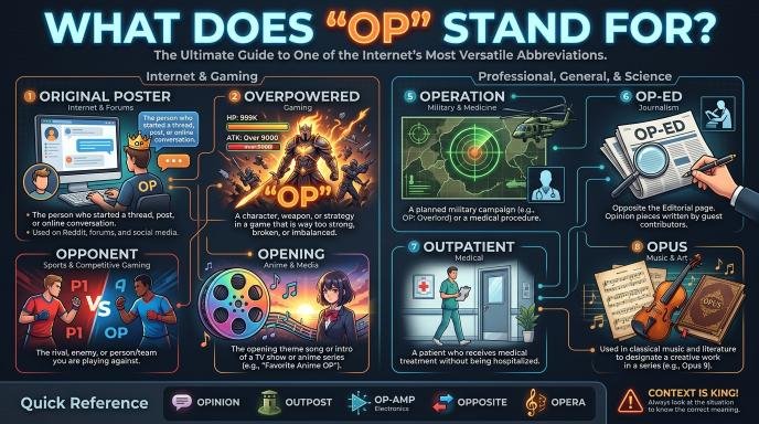 What Does OP Stand For?