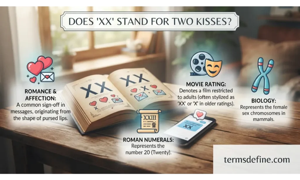 Does XX Stand for Two Kisses?