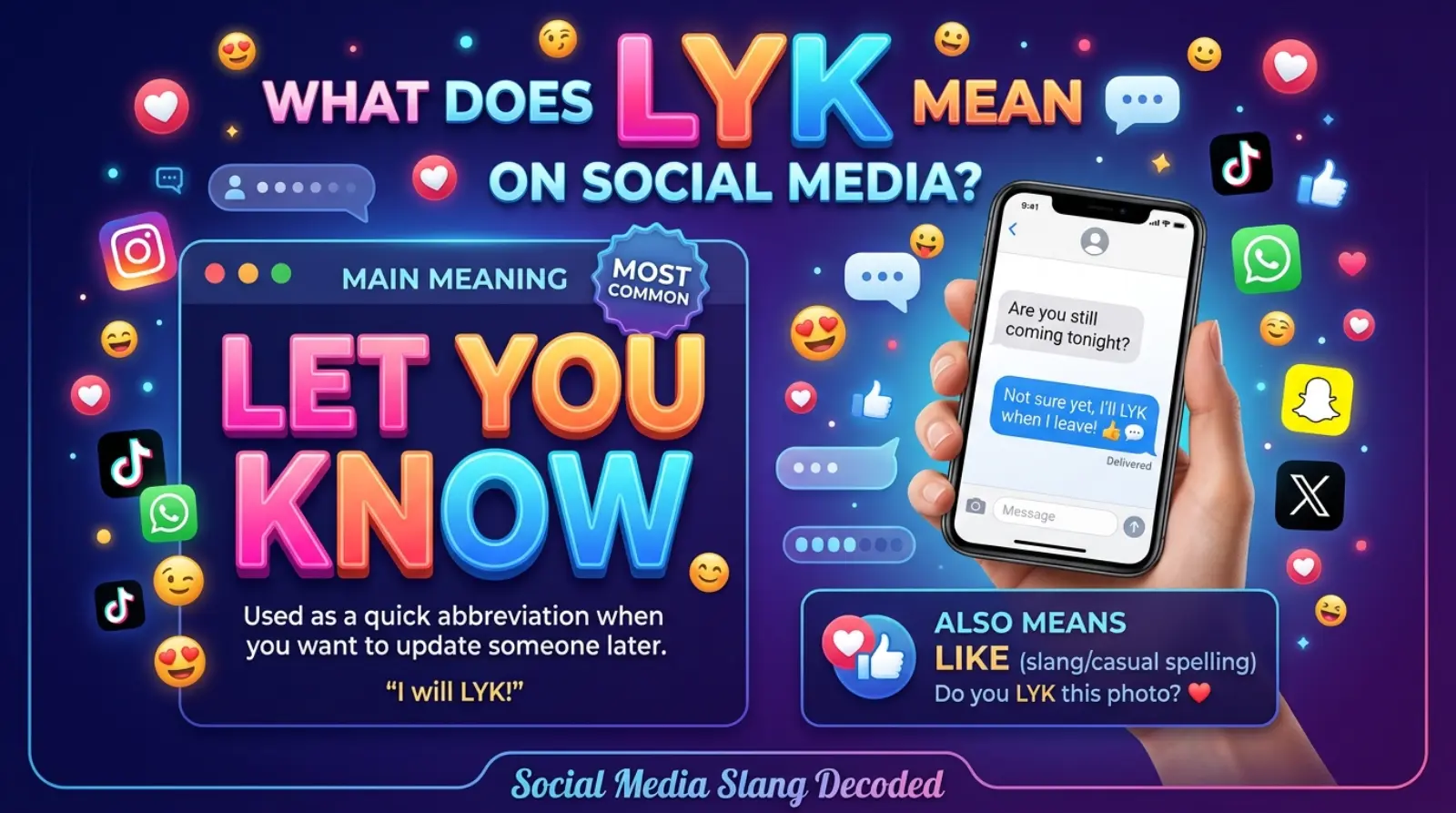 LYK Meaning on Social Media