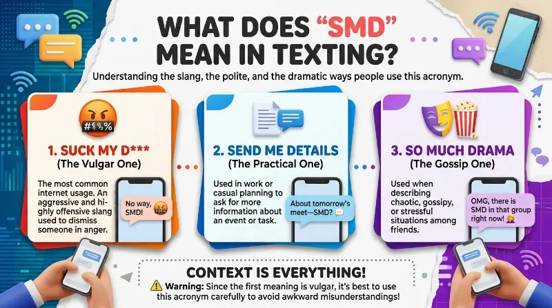 What Does SMD Mean in Texting?