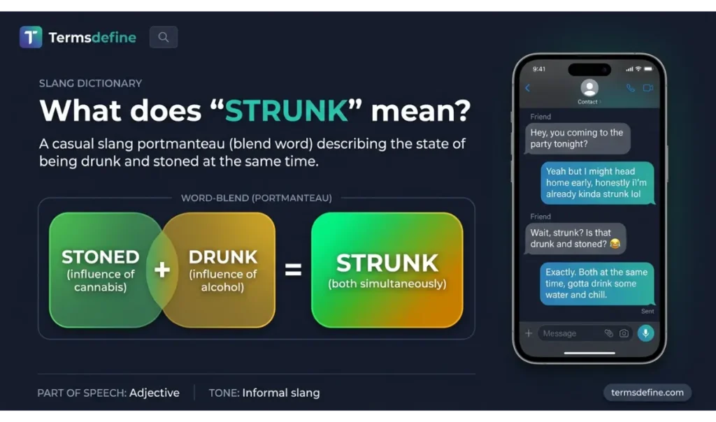 What Does Strunk Mean in Slang?