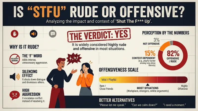 Is STFU Rude or Offensive?