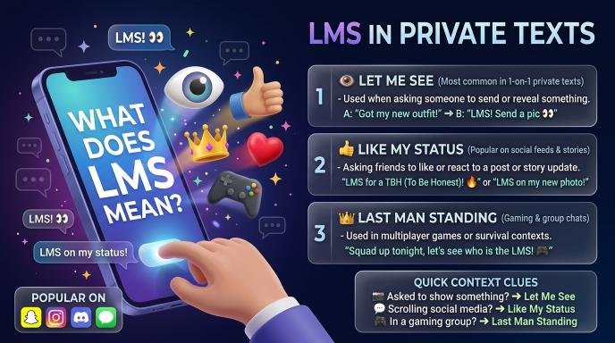 LMS Meaning in Private Texts