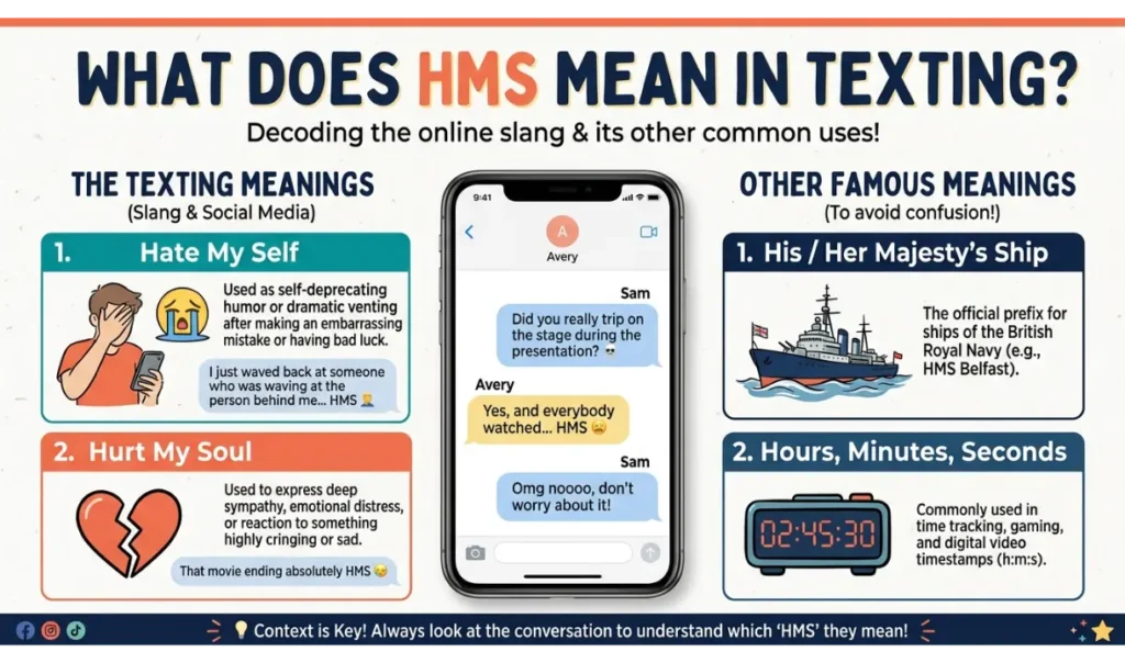What Does HMS Mean in Texting?