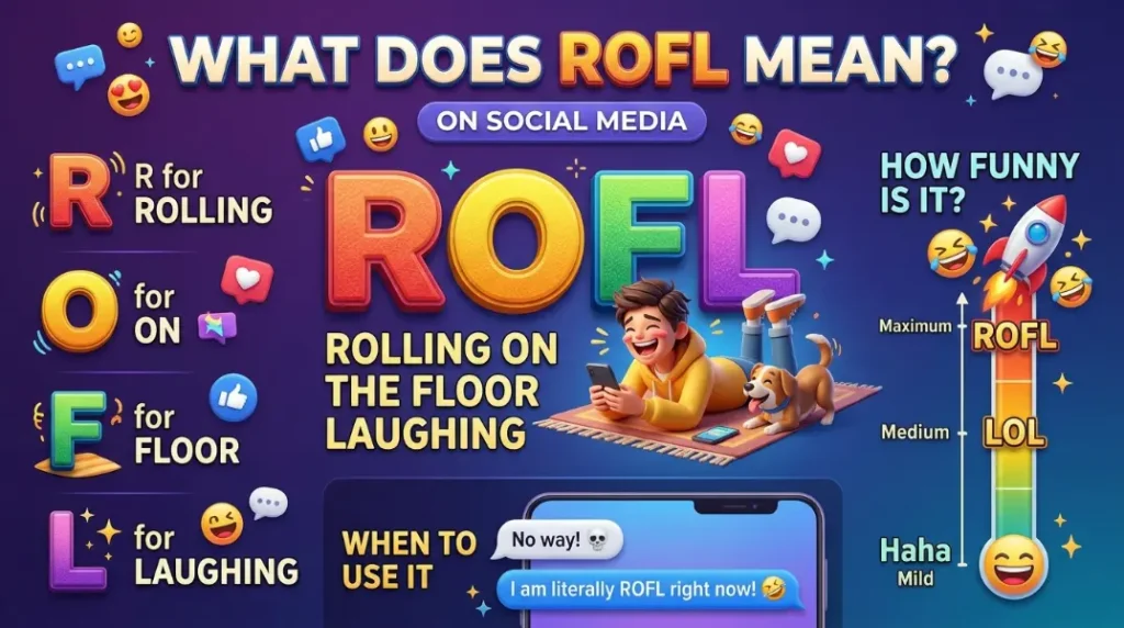 ROFL Meaning on Social Media
