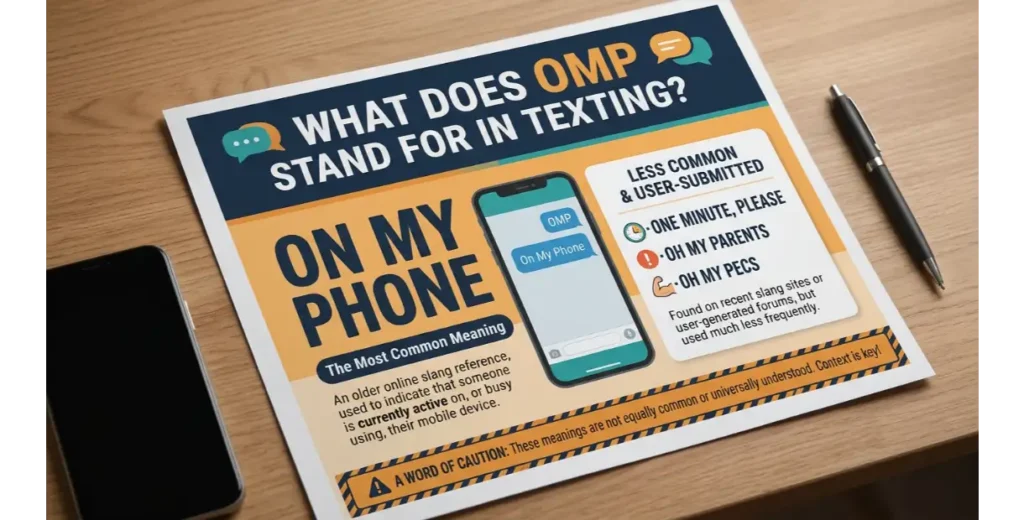 What Does OMP Stand for in Texting?