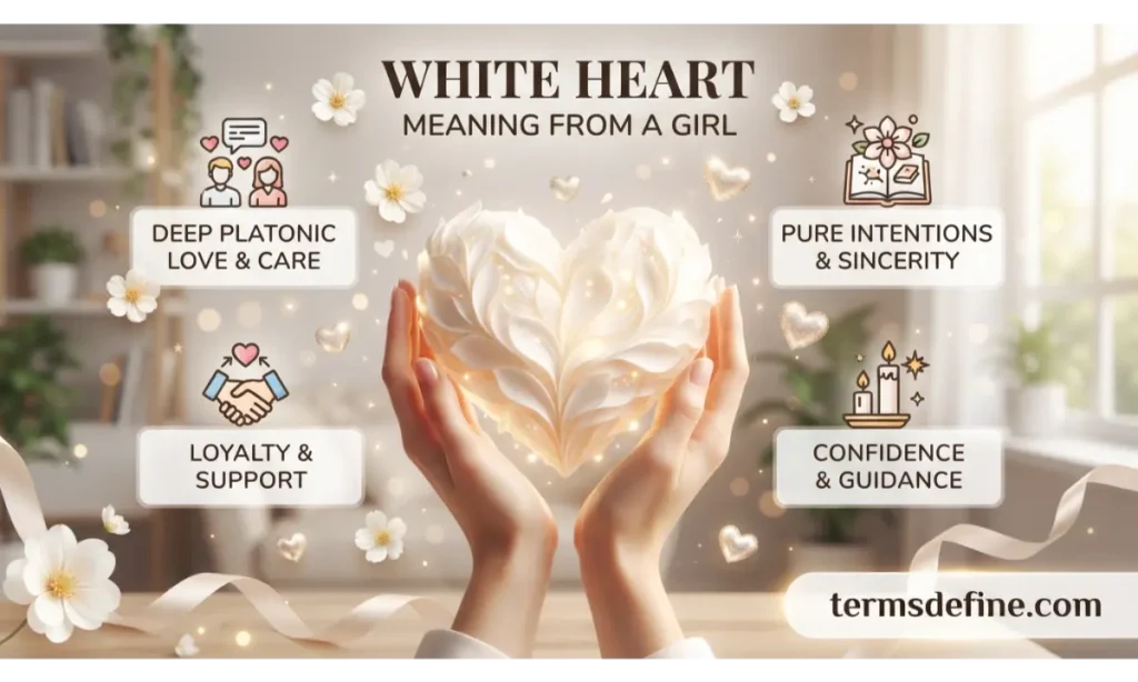 White Heart Meaning From a Girl