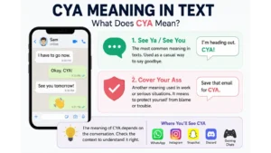 CYA Meaning in Text