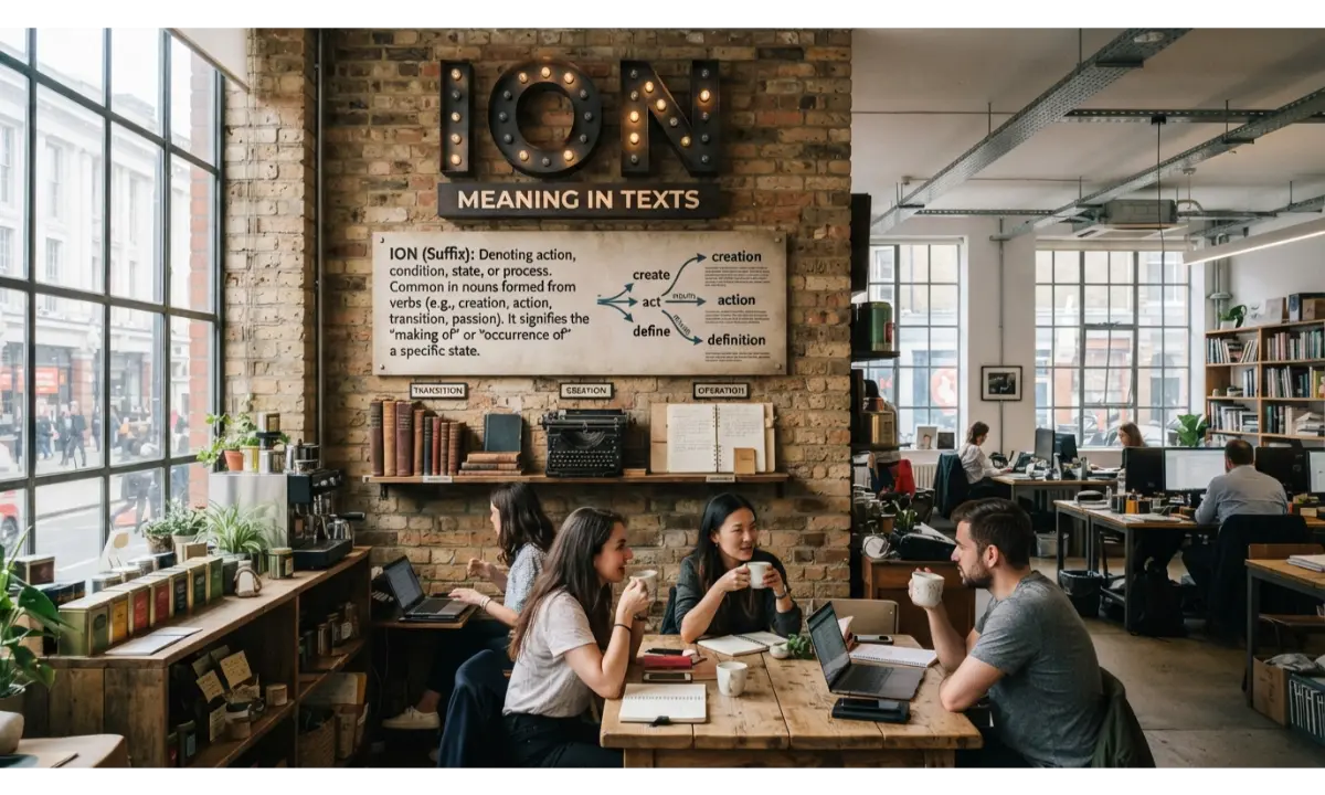 ION Meaning in Text