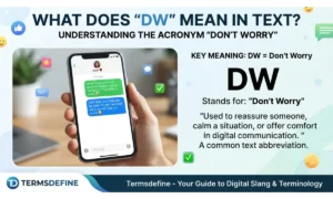 DW Meaning in Text