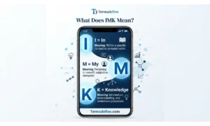 IMK Meaning in Text