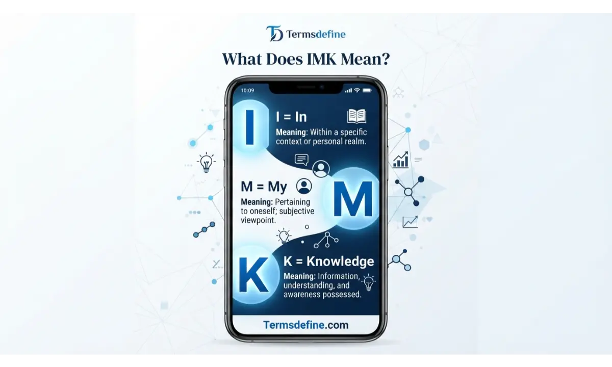 IMK Meaning in Text