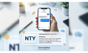 NTY Meaning in Text