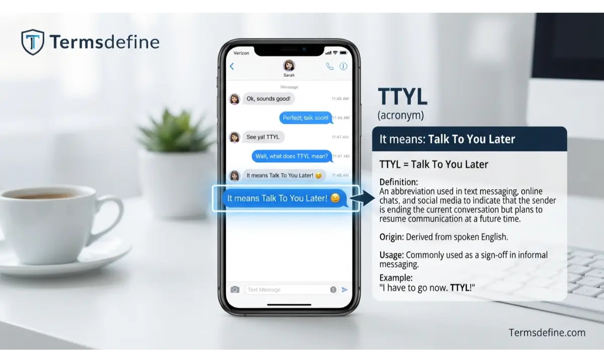 TTYL Meaning in Text