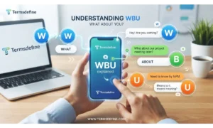 WBU Meaning in Text