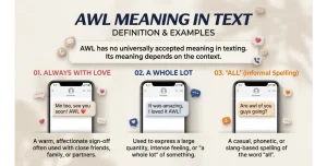 AWL Meaning in Text