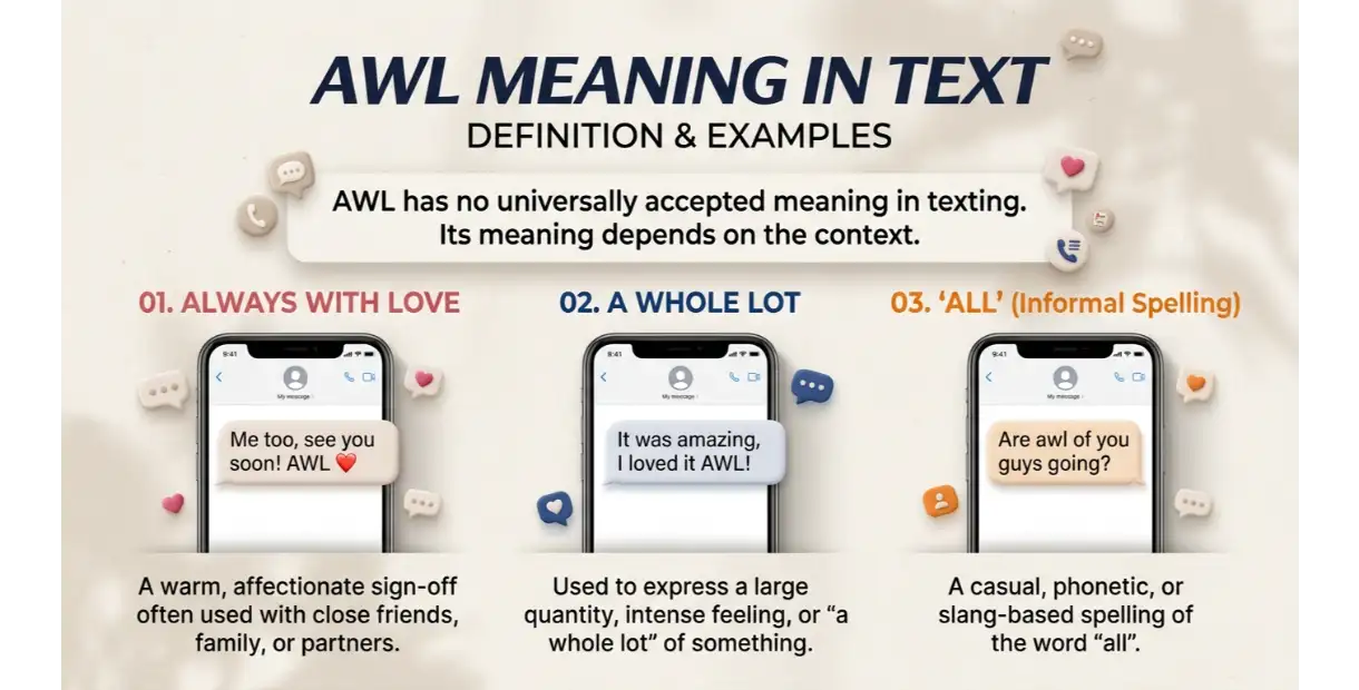 AWL Meaning in Text