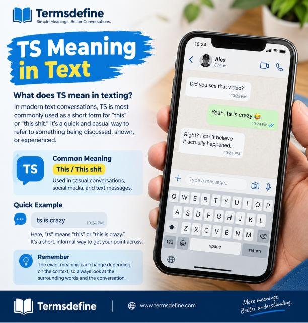 TS Meaning in Text