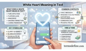 White Heart Meaning in Text