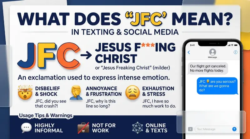 JFC Meaning in Text