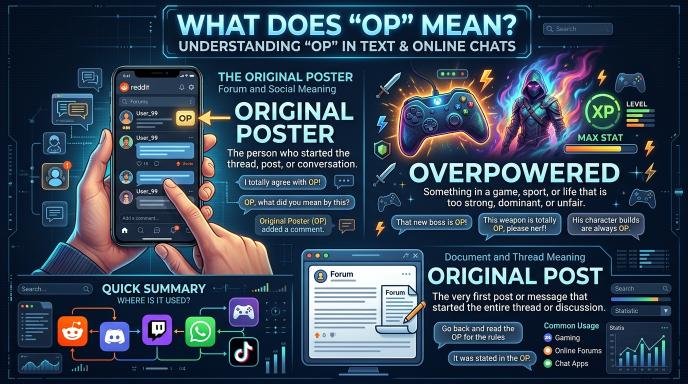 OP Meaning in Text