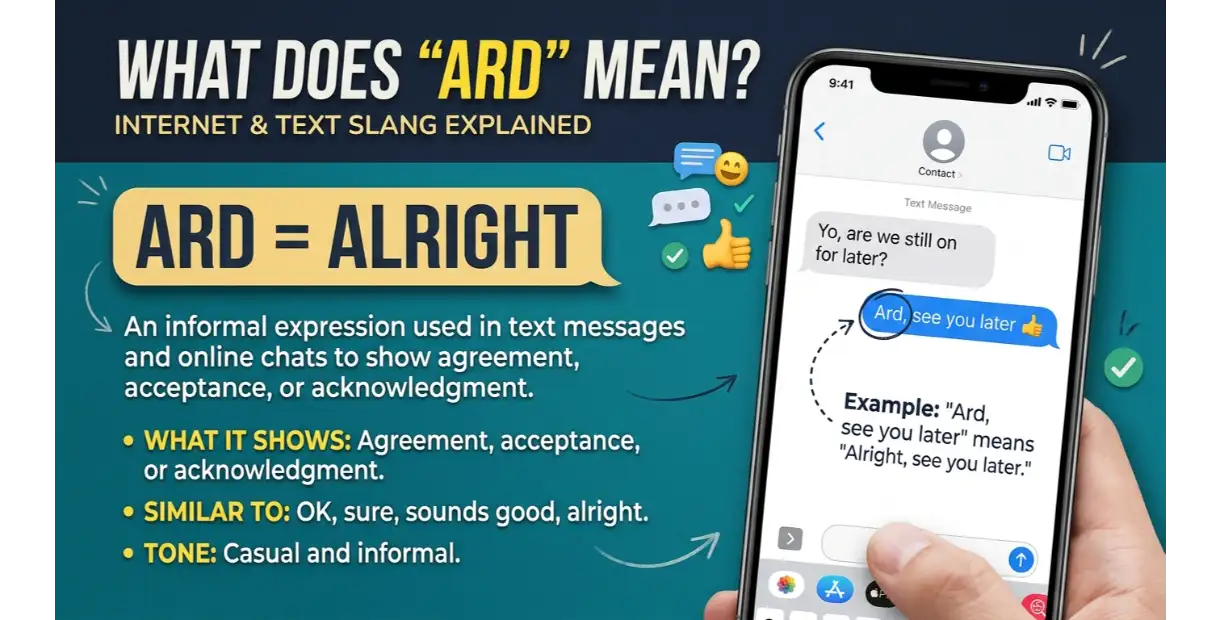 ARD Meaning in Text