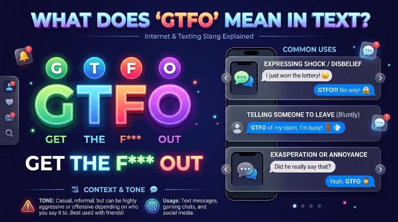 GTFO Meaning in Text
